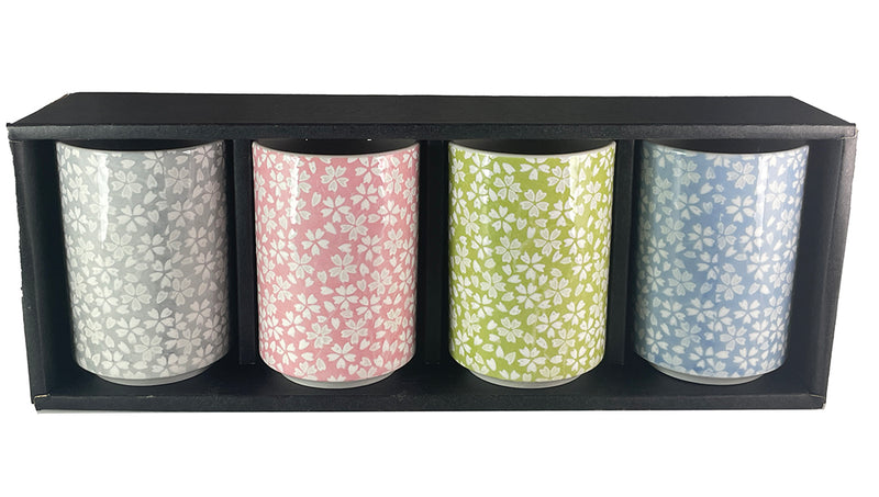 Tea Cups, set of 4 Sakura Spring Breeze