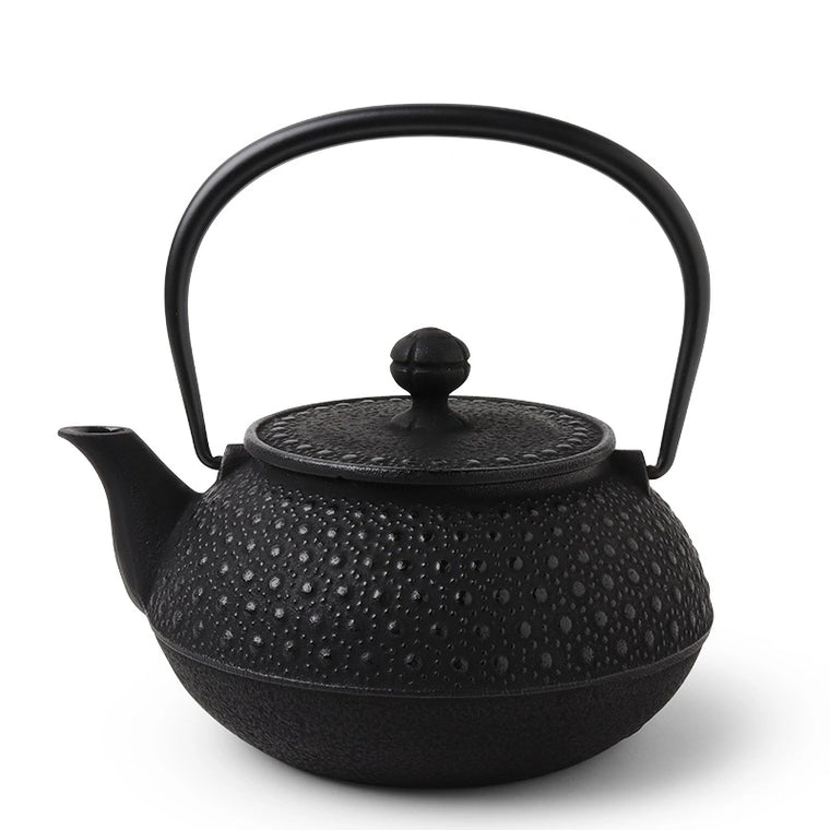Cast Iron Teapot Black Honeycomb 0.9L