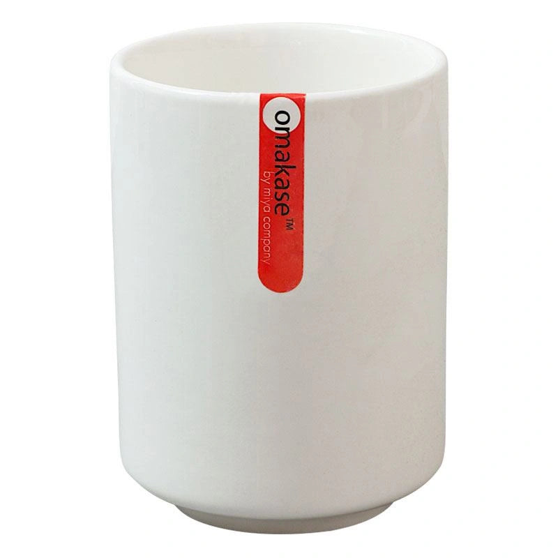 Japanese White Teacup - 10 Oz.