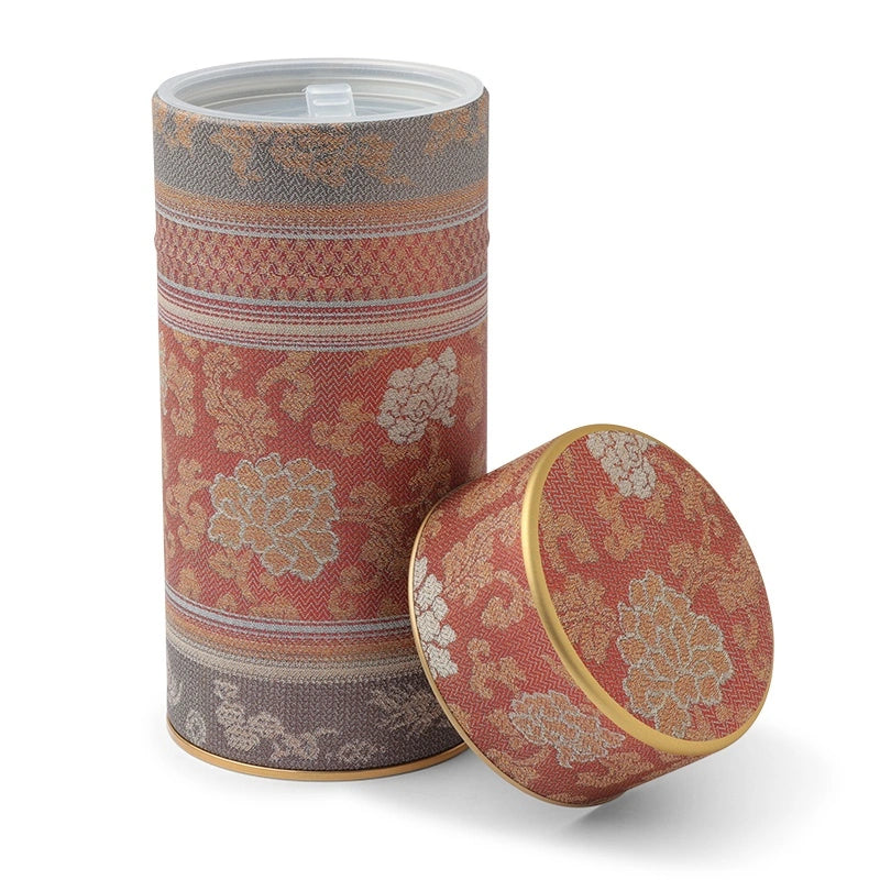 Tea Canister Brocade Peony Red, 200g