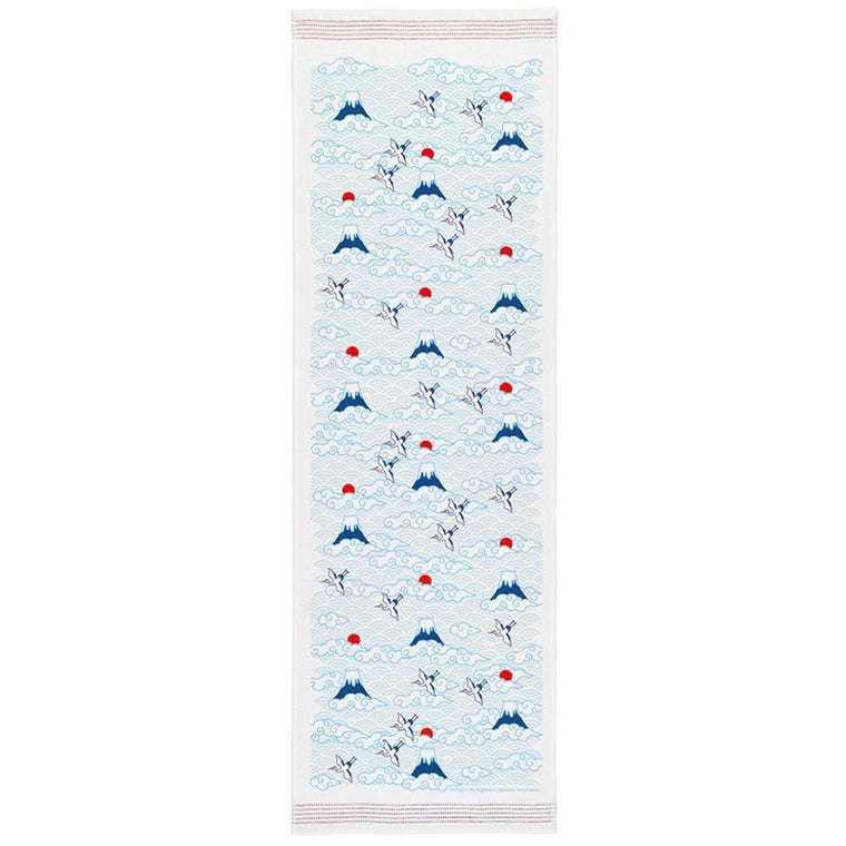 Tea Towel - Mt Fuji and Cranes