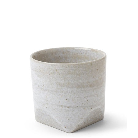 Tea Cup, Faceted Grey Rock