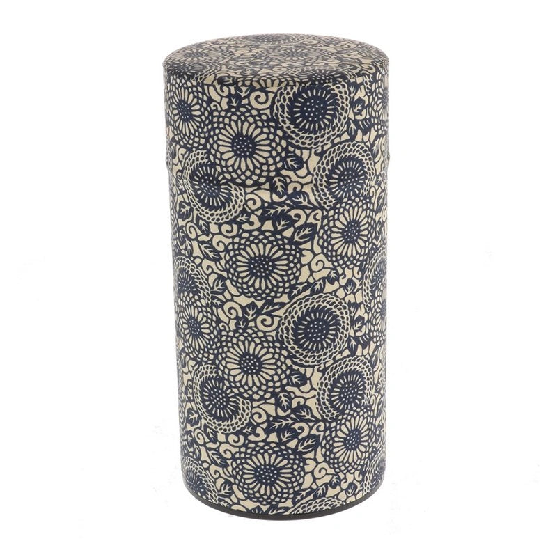 Tea Caddy Antique Manjugiku Mums